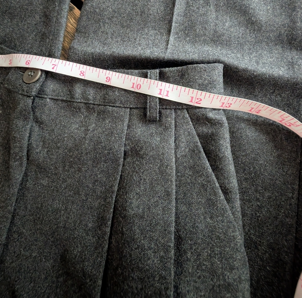 Vintage Gray Office Pants - Picture 4 of 8